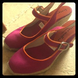 🍁Fabric shoes from Spain cute, perfect condition